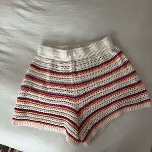 Knitted beach shorts